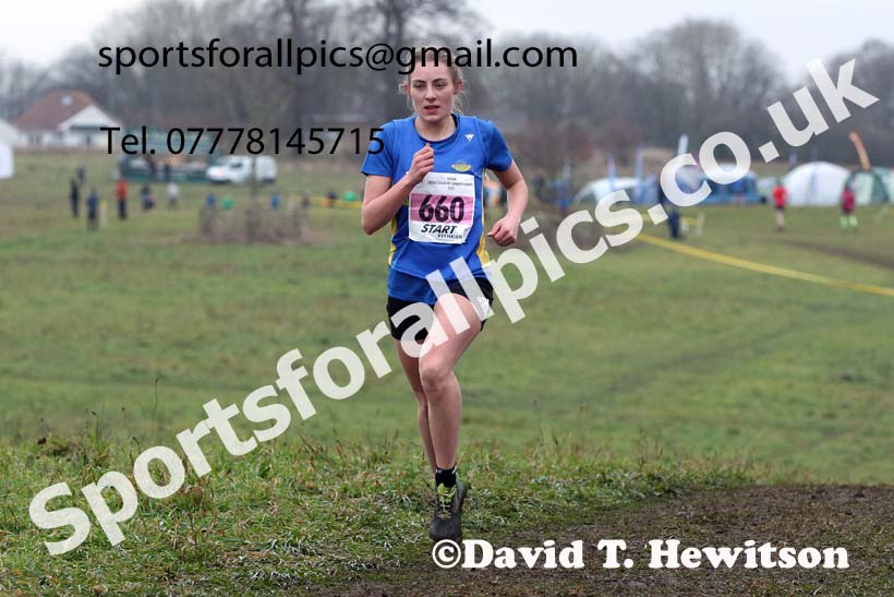 Senior women, 2021 North Eastern Cross Country Championships, Sedgefield. Photo: David T. Hewitson/Sports for All Pics